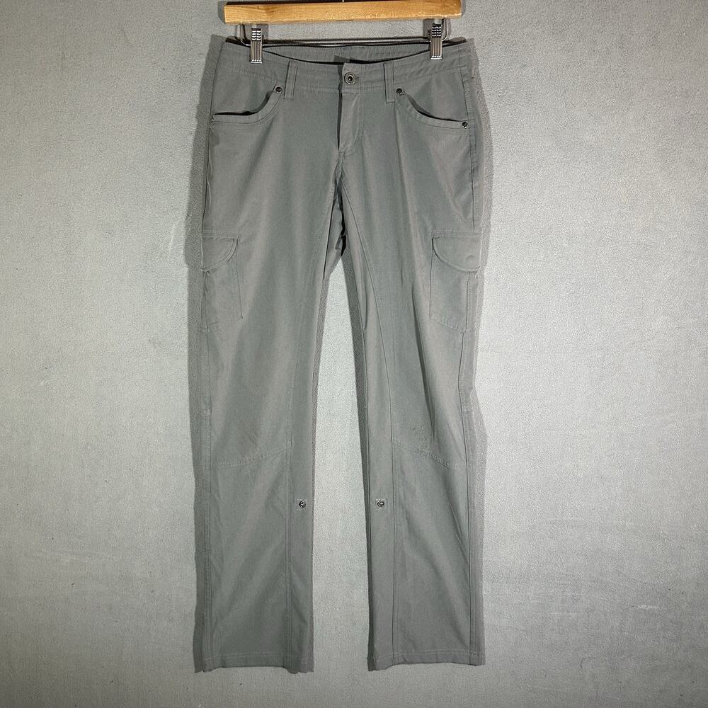 Kuhl Freeflex Roll-Up Pants Women's 2 Reg Grey Hiking Outdoor Cargo 6326